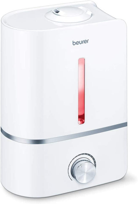 Beurer LB 45 nawilżacz powietrza z ultradźwiękowym nebulizowaniem do nawilżania powietrza w pomieszczeniu, z funkcją aromatu, do pomieszczeń do 30 m², cichy