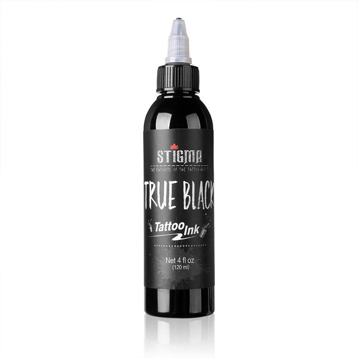 Stigma Farba do tatuażu czarna, True Black 4OZ 120 ml profesjonalna farba do tatuażu, tusz do tatuażu, akcesoria