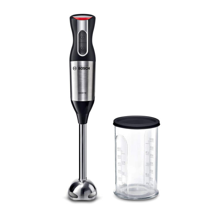 Bosch Home And Garden MS62M6110 ErgoMixx Style Blender Ręczny, Tworzywo Sztuczne, 1000 W, Czarny/Srebrny