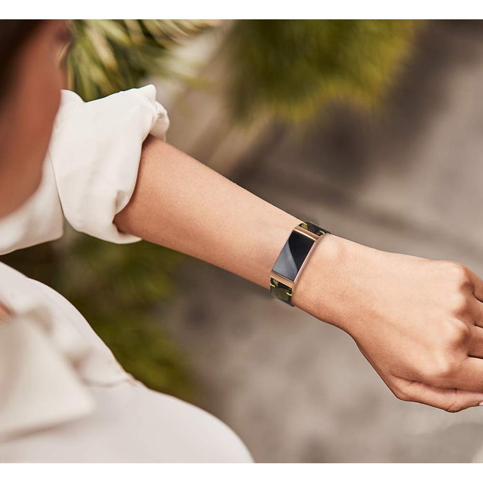 findway Pasek kompatybilny z Fitbit Charge 4 Strap / Charge 3 dla kobiet i mężczyzn, sportowy, tkane nylonowe paski, zastępcza opaska (bez trackera)