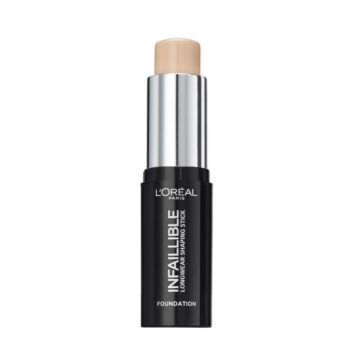 L'Oréal Paris Infallible Foundation Stick Podkład w sztyfcie lekki, kremowy, instensywnie nasycona pigmentacja, 160 Sand, 9 g