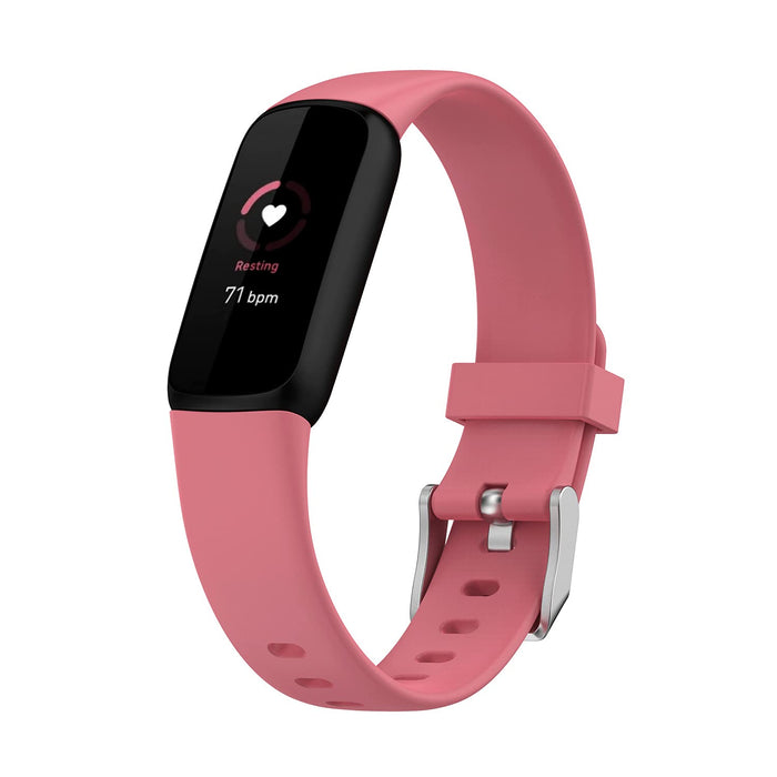 Chofit 6 sztuk, paski kompatybilne z paskiem Fitbit Luxe, klasyczne, zapasowe, miękkie, silikonowe paski sportowe, kolorowe paski do monitora aktywności Luxe