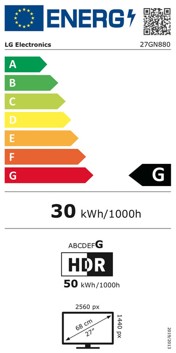Lg 27GN880-BAEU 27", Monitor, Czarny Matowy