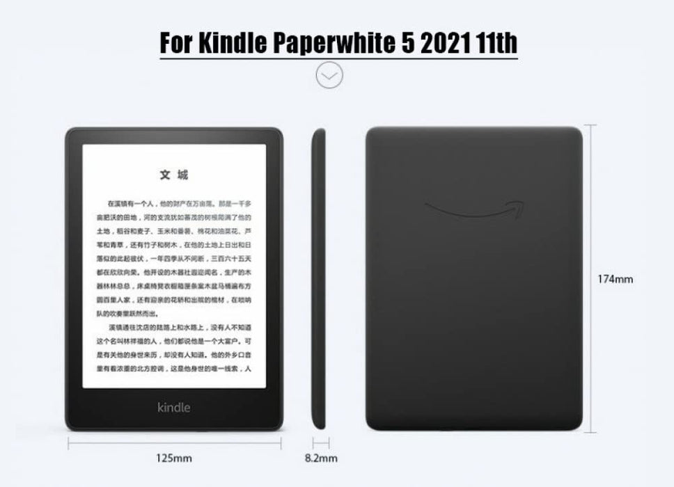 WunM Studio CE Magnetyczne inteligentne etui na 2021 wszystkie nowe Kindle Paperwhite 5 Signature 11. generacji 6,8 cala edycja okładka ręczna tkanina pokrowiec TPU model nr M2L3Ek, błękitny, Paperwhite 5 2021