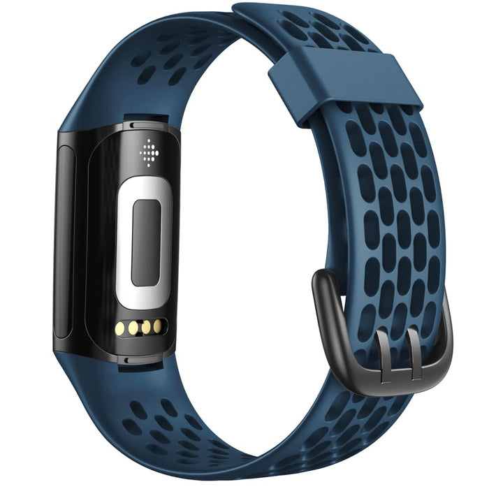WIIKAI Pasek zastępczy do zegarka, kompatybilny z Fitbit Charge 5, silikonowy