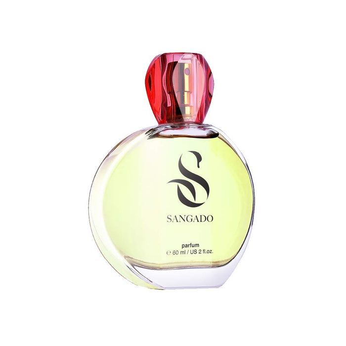 SANGADO Tobacco and Vanilla Perfume for Women, 8-10 hours long-Lasting, Luxury smelling, Oriental Spicy, Fine French Essences, Extra-Concentrated (Parfum), Refined, Ideal Gift for Women, 60 ml