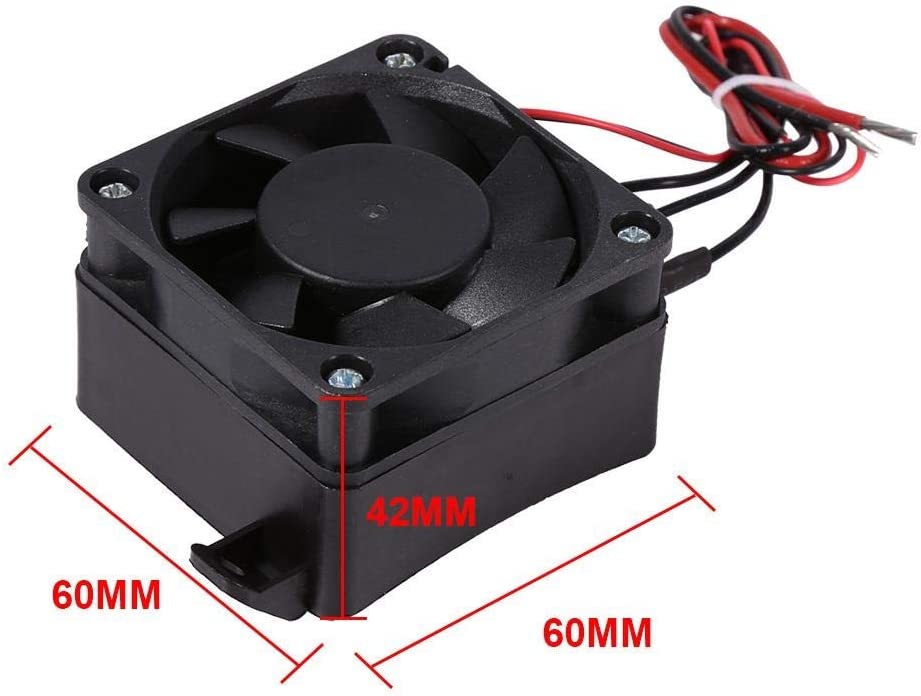VIFERR Grzejnik PTC, 100 W, 12 V, oszczędność energii, PTC, wentylator, ogrzewanie, nagrzewanie, nawilżacz powietrza, klimatyzacja