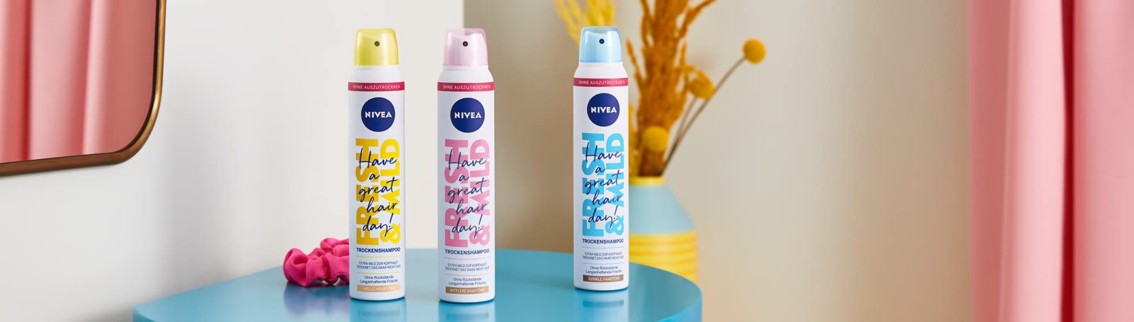 NIVEA Suchy szampon do włosów o ciemnych odcieniach 200 ml