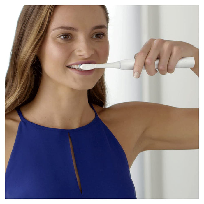 Oral-B Pulsonic Slim Clean 2900 elektryczna szczoteczka do zębów, dwupak z 2 końcówkami, 2 tryby czyszczenia do zębów z timerem, prezent dla niej / dla niego, czarno-biała