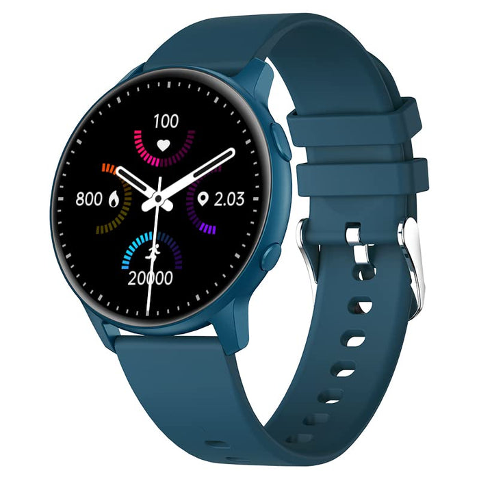 Wodoszczelny tracker fitness, kompatybilny z systemem Android i iOS, GPS Smartwatch wykrywanie zawartości tlenu we krwi, niebieski N415MX1