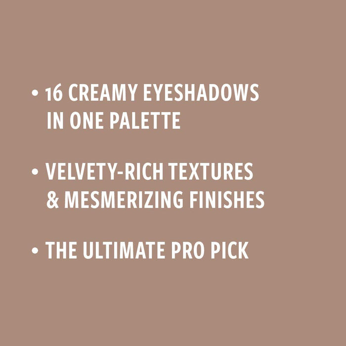 NYX Professional Makeup Ultimate Edit Petite Shadow Palette paleta 16 cieni do powiek o różnym wykończeniu, ciepłe neutralne i różowe beże, Warm Neutrals
