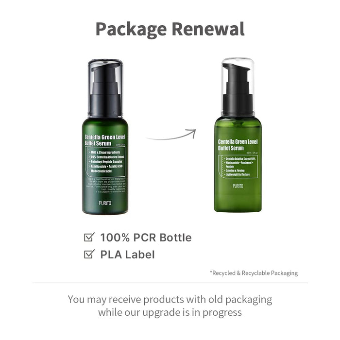 PURITO Centella Grün Level Buffect Serum