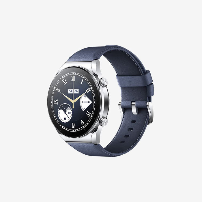 Xiaomi Watch S1 Active Ocean Blue + kabel USB-C 1 m, biały, AMOLED HD 1,43 cala, obsługuje do 19 profesjonalnych trybów treningowych, zintegrowany NFC, wodoodporność, Ocean Blue (Niebieski)