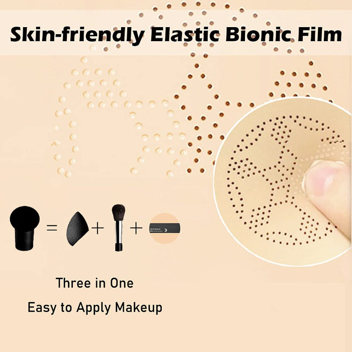 Poduszka Grzyb CC Krem, Głowa Grzyba Poduszka Powietrzna BB Kremowy, CC Krem, Korektor Trwały Nude Makijaż Nawilżający Rozjaśniający (Naturalny)