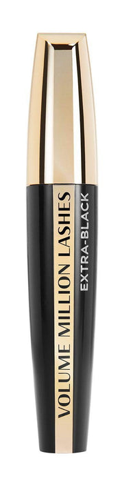 L'Oréal Paris Mascara Volume Million Lashes Tusz do rzęs w głębokiej czerni dla dodatkowego podkreślenia i objętości, nr 00 Extra-Black, 1 x 9,2 ml