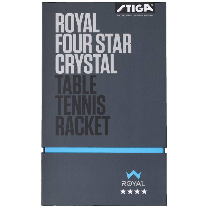 Stiga Royal 4-gwiazdkowy kij do tenisa stołowego, czarny/czerwony