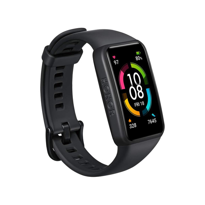 HONOR Band 6 Smartwatch, 1,47’AMOLED, 14-dniową żywotnością baterii Monitorowanie SpO2, Monitor Pracy Serca, 5ATM Fitness Tracker Krokomierz Zegarek Monitory Aktywności Wersja UE