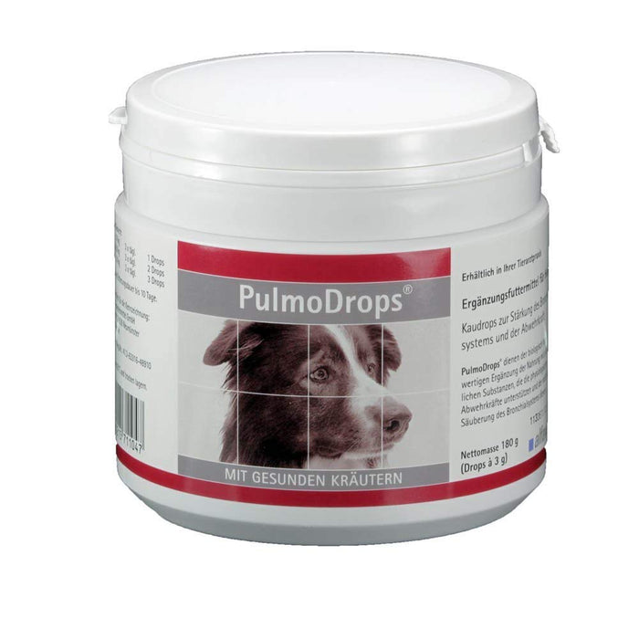 PulmoDrops® jednostka: 180 g suplement dla psów drops do wspierania fizjologicznych sił obronnych dróg oddechowych