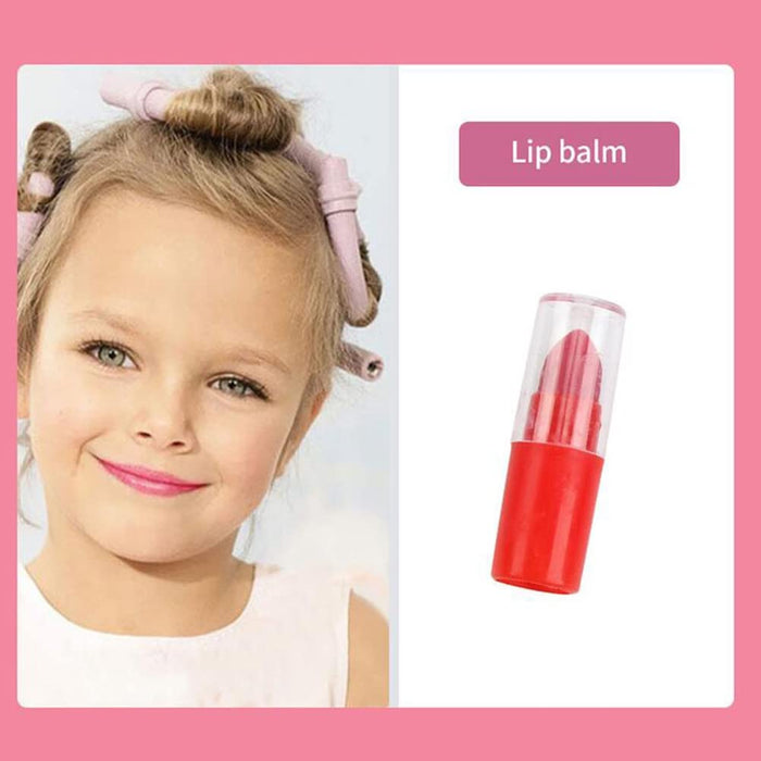 Donut Shape Lipstick Eye Shadow Makeup Cosmetic Palette Pretend Play Kids