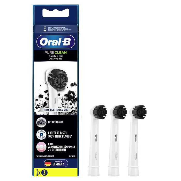Oral-B Precision Clean Zapasowe Końcówki Do Szczoteczek, Czarny/Biały, 3 Szt