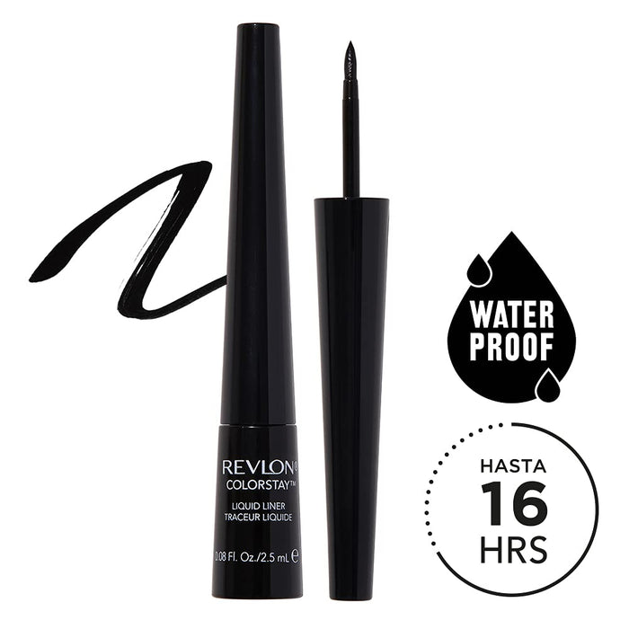 Revlon ColorStay Liquid eyeliner Blackest Black 251, 1 opakowanie (1 x 3 g)