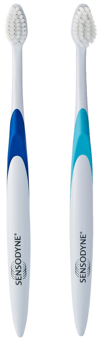 SENSODYNE Sensitive MultiCare Expert szczoteczka do zębów, dwupak, miękka, specjalnie zaprojektowana dla osób z ząbkami wrażliwych na ból, 2 szt.