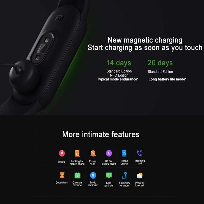 Xiaomi Mi Band 5 Activity Smart Bransoletka, monitory aktywności, czarny