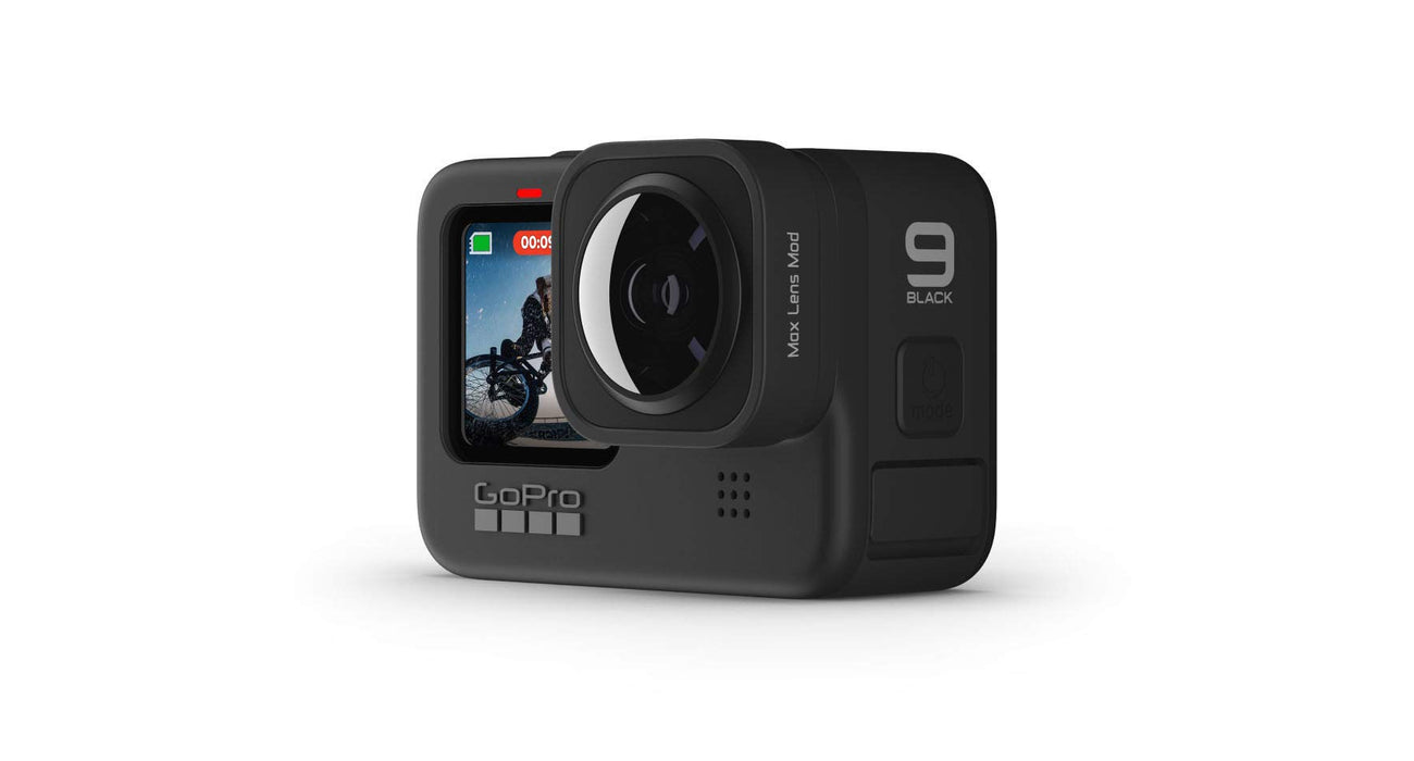 Gopro Max Lens Mod Soczewka do Rejestrowania Wideo, Czarny, Stabilizacja Wideo do 2,7 k60