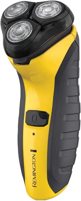Remington rotacyjna golarka elektryczna dla mężczyzn, bezprzewodowa, 100% wodoodporna z wysuwanym trymerem i ładowaniem przez USB, Virtually Indestructable PR1855