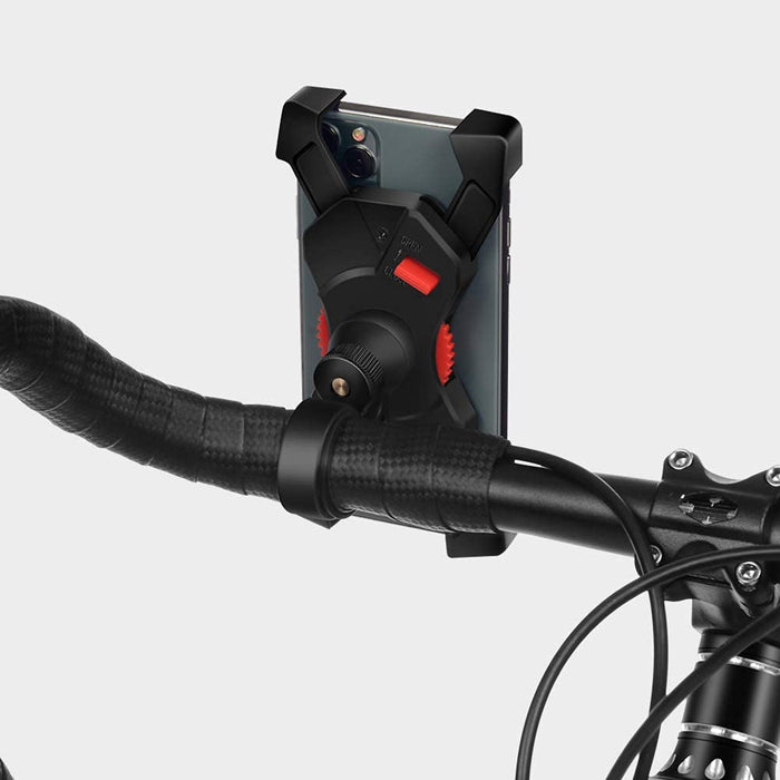 Grefay Uchwyt Telefon Rowerowy Uniwersalny Uchwyt Smartfona Motocykla dla 12 Mini, 12 Pro Max, 11 Pro, Pro Max Xs 8 X 8P 7 7P 6S, Samsung S10 S9 S8