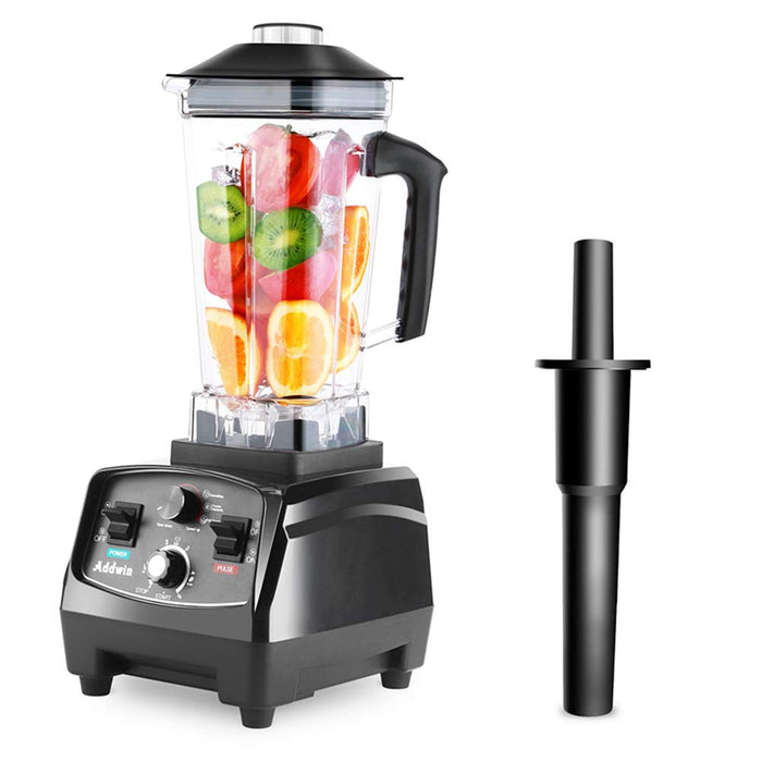 Profesjonalny blender blendera, blender do Smoothie High Witesse 2200W do koktajli mlecznych i koktajli, kruszarki do lodu, deser lodowy z timerem, 2 litry bez BPA