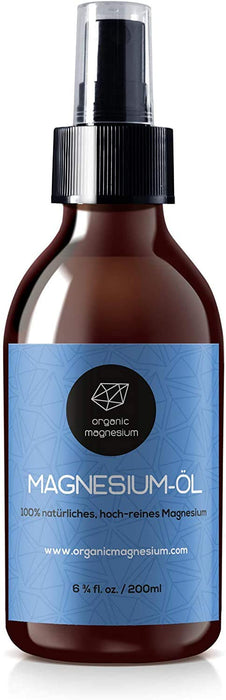 Ultra Pur olejek magnezowy, 200 ml, 100% naturalny, czysty olejek magnezowy, idealny do uprawiania sportu i odprężenia mięśni, płynny koncentrat magnezu, chlorku chloru
