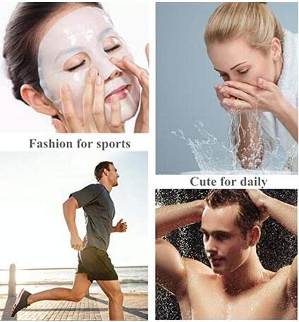CareforYou® Czarna, elastyczna, falowana opaska do włosów unisex z metalu
