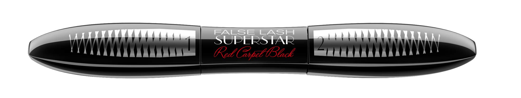 L'Oréal Paris False Lash Superstar Red Carpet Black Mascara, czarny – tusz do rzęs do bardzo gęstych i optycznie przedłużonych rzęs, 1 opakowanie (1 x 13 ml)