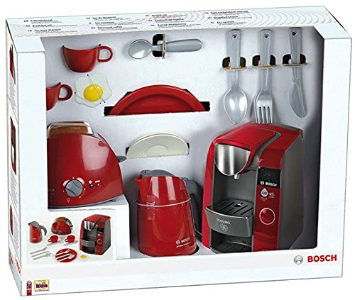 Theo Klein 9541 "Bosch Tassimo" zestaw śniadaniowy do kawy