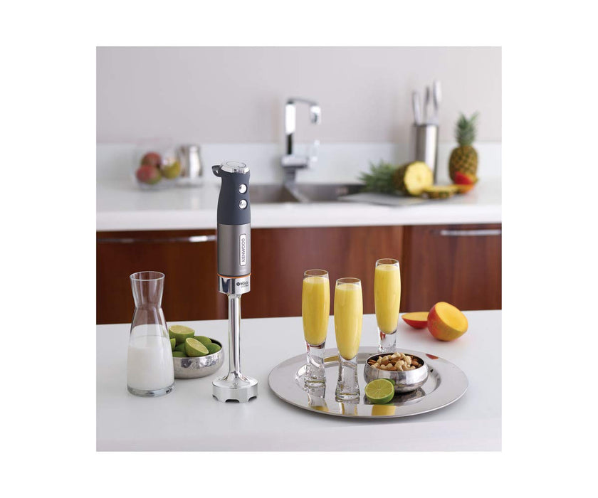 Kenwood HDM804 SI blender ręczny | blender blender o mocy 1000 W | nóż 3-skrzydłowy Triblade do szybszego przyrządzania | w zestawie trzepaczka, kubek do miksowania | idealny do zup i smoothies