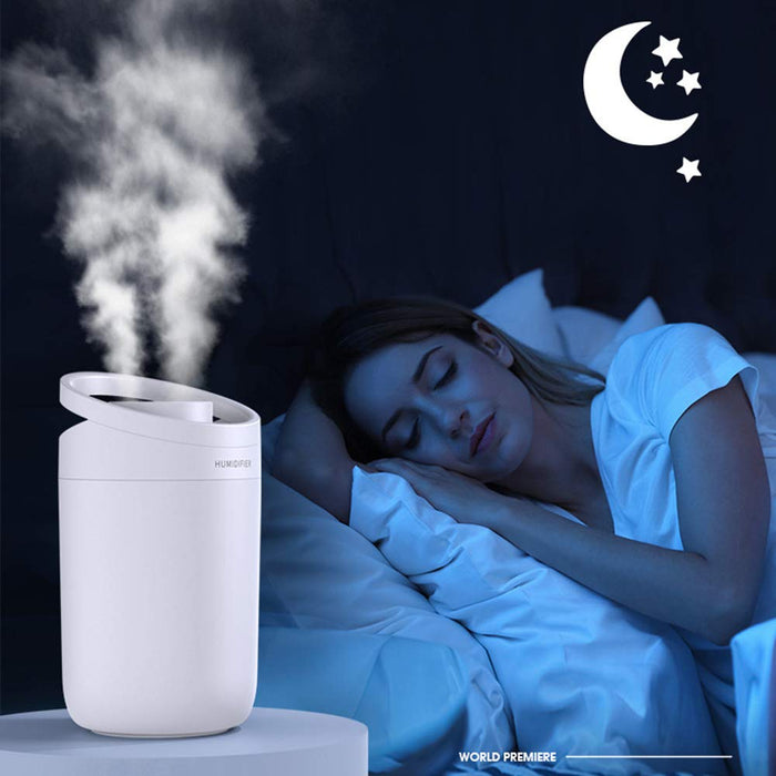 Nawilżacze 3L, ultra cichy nawilżacz powietrza 30 dB do sypialni dziecięcej biura, 2 dysze, 3 tryby mgły, funkcja automatycznego wyłączania - wytrzymuje do 30 godzin