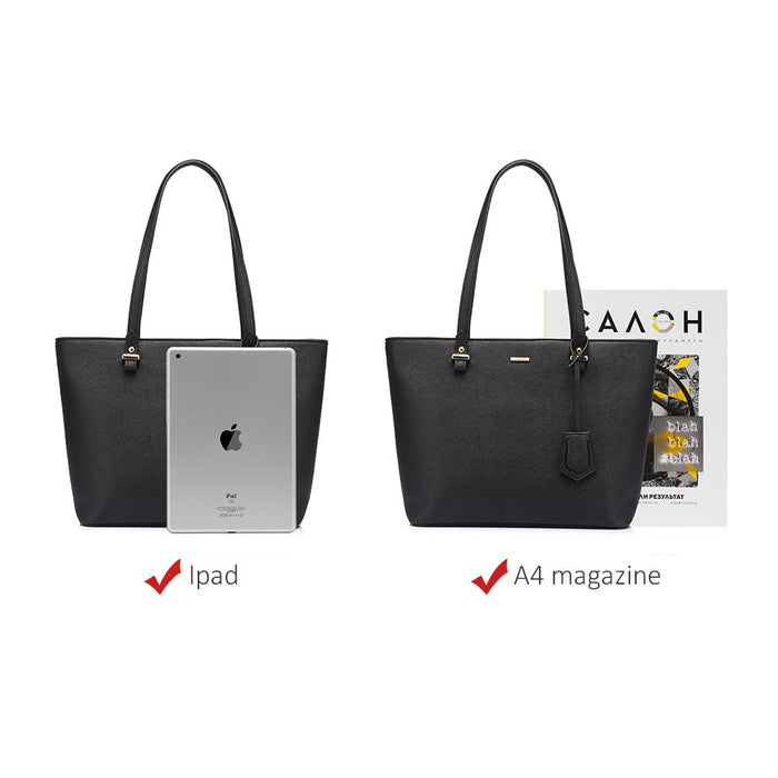 Modne torebki damskie PU torba kurierska z zamkiem błyskawicznym i portfele dla kobiet (zestaw 3 szt.) torby na zakupy