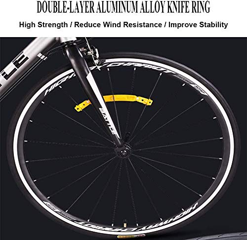 GJZM Rower szosowy dla dorosłych mężczyzn 16-biegowy rower szosowy 700 * 25 C koła lekka aluminiowa rama rower miejski dojeżdżający do pracy na drogach lub w szlakach terenowych