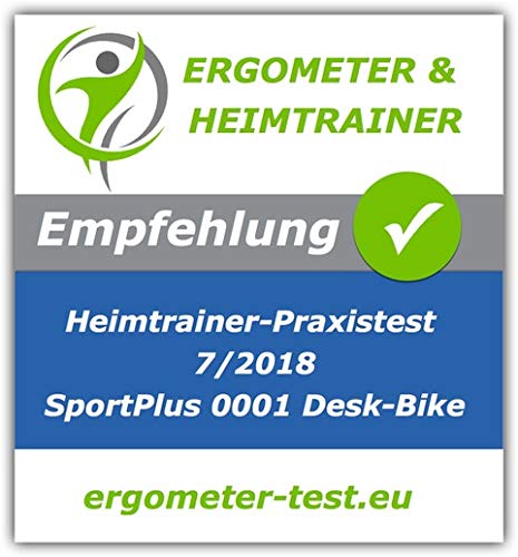 SportPlus | Model 2022 | trenażer nóg do domu i biura, mini trenażer domowy Bluetooth z hamulcem magnetycznym i 8 poziomami oporu, z komputerem treningowym, bardzo szerokie pedały