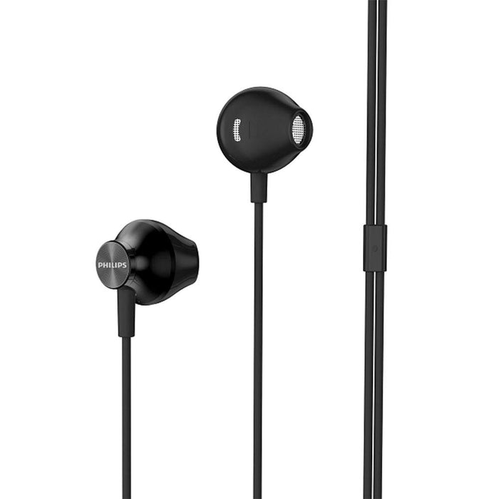 Philips Słuchawki douszne UE100BK/00 z ulepszoną mocą basową (przetworniki neodymowe 14,2 mm, ergonomiczne wzornictwo, kabel 1 m), czarne – model 2020/2021