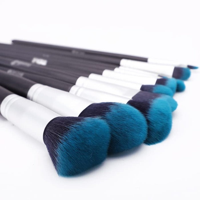 LZQDM 1. 0 szt. zestaw pędzli do makijażu podkładu, różu, cieni do powiek, pędzle do makijażu, pędzle syntetyczne, narzędzia kosmetyczne, (kolor: A, rozmiar: 10 szt.)