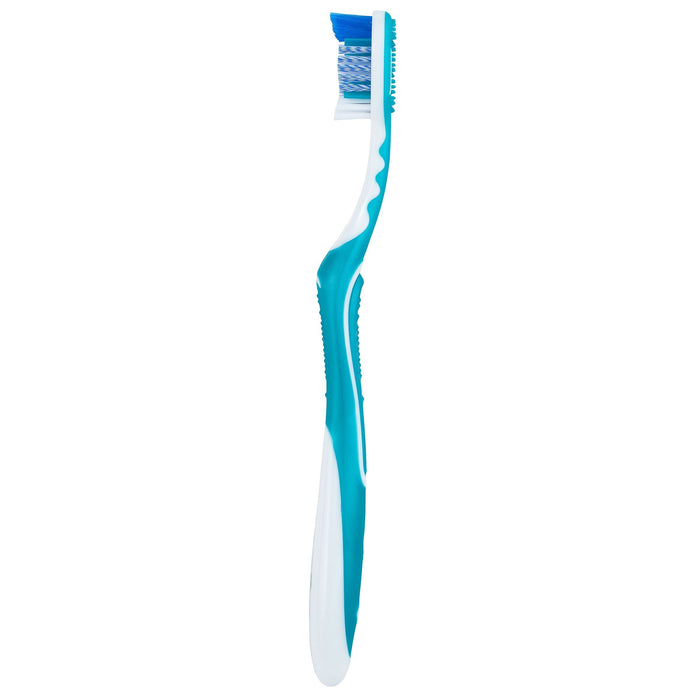 Colgate Szczoteczka do zębów Total środek czyszczący, zestaw 2 szt. – ręczna szczoteczka do zębów czyści powierzchnie zębów, języki, policzki i głęboko w przestrzeni między zębami