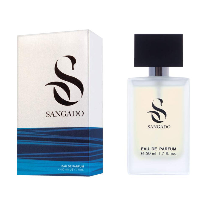 SANGADO Atlantis Perfume for Men, 8-10 hours long-Lasting, Luxury smelling, Chypre Fruity, Fine French Essences, Extra-Concentrated (Eau de Parfum), Classy, Seductive, Ideal Gift for Men, 50 ml Spray