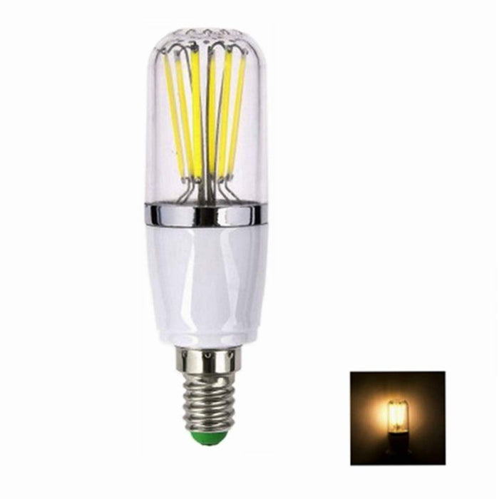 GROSSARTIG 12 V LED Żarówka Świeca Żarówka E14 6W Wymiana 40 W Halogen Niskie napięcie Nie ściemnialna Świeca LED Żarówka oszczędzająca energooszczędna □ 10 Sztuk [Klasa energetyczna A +]