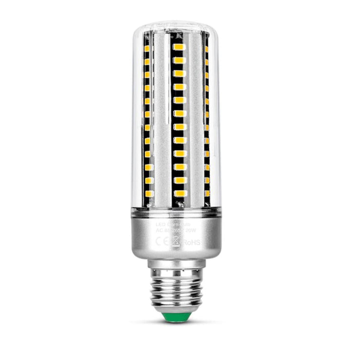 LED LIGHT LIGHT, 25W Household Aluminiowe części, E14 Light Corn Light, E27 Żarówka oszczędzająca energooszczędna,25w,E14 warm white light