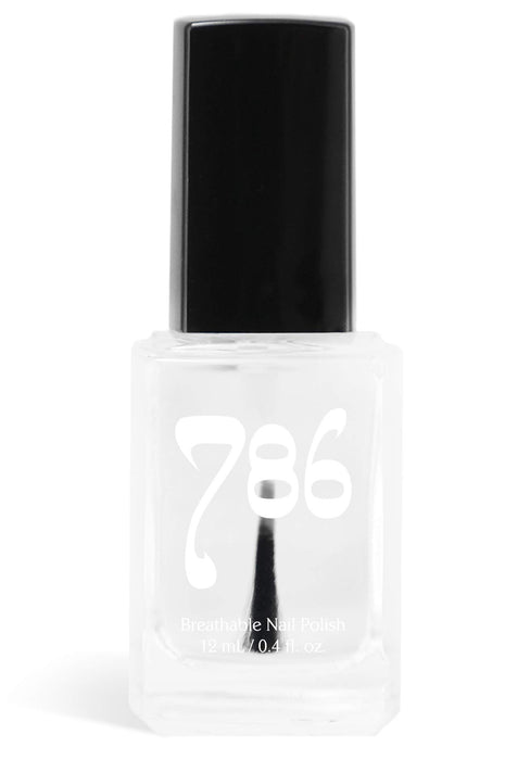 Top Coat by 786 Cosmetics Halal lakier do paznokci, oddychający, przyjazny dla Wudu, wegański - 12 ml