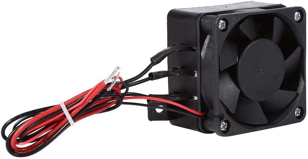 VIFERR Grzejnik PTC, 100 W, 12 V, oszczędność energii, PTC, wentylator, ogrzewanie, nagrzewanie, nawilżacz powietrza, klimatyzacja