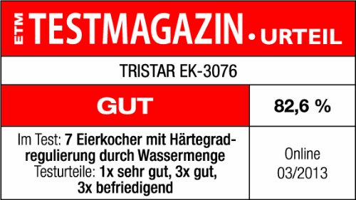 Tristar EK-3076 jajowar – na 7 jajek, stal nierdzewna
