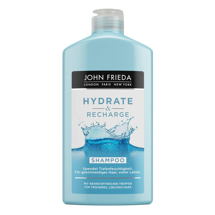 John Frieda Hydrate & Recharge - Szampon - Działa głęboko, 1 opakowanie (1 x 250 ml)